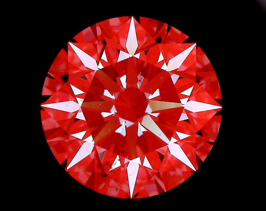 3.02ct Round F SI1 Natural Diamond arrows image