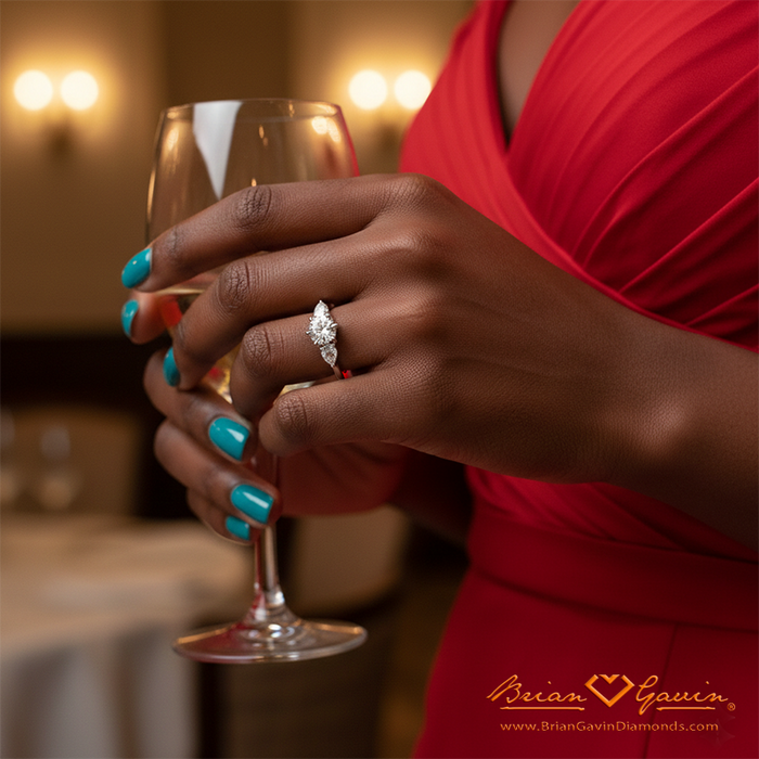 Platinum, 18K White Gold, 18K Rose Gold, 18K Yellow Gold