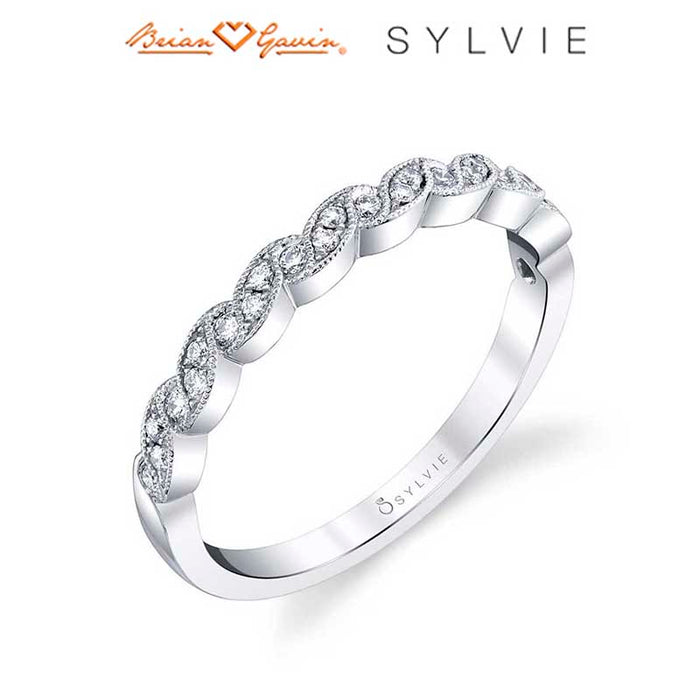 Sylvianne Diamond Stackable Band