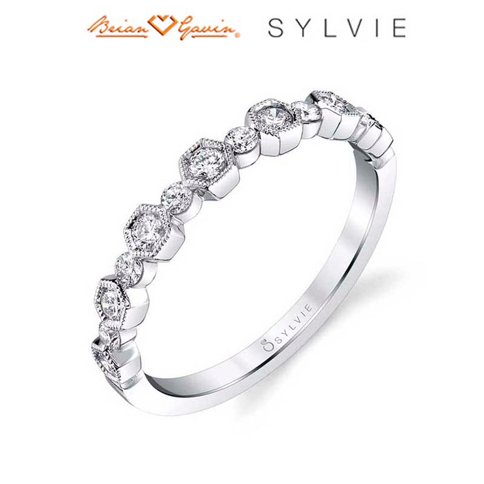 Lucienne Diamond Stackable Band