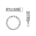 14K White Gold, 14K Rose Gold, 14K Yellow Gold