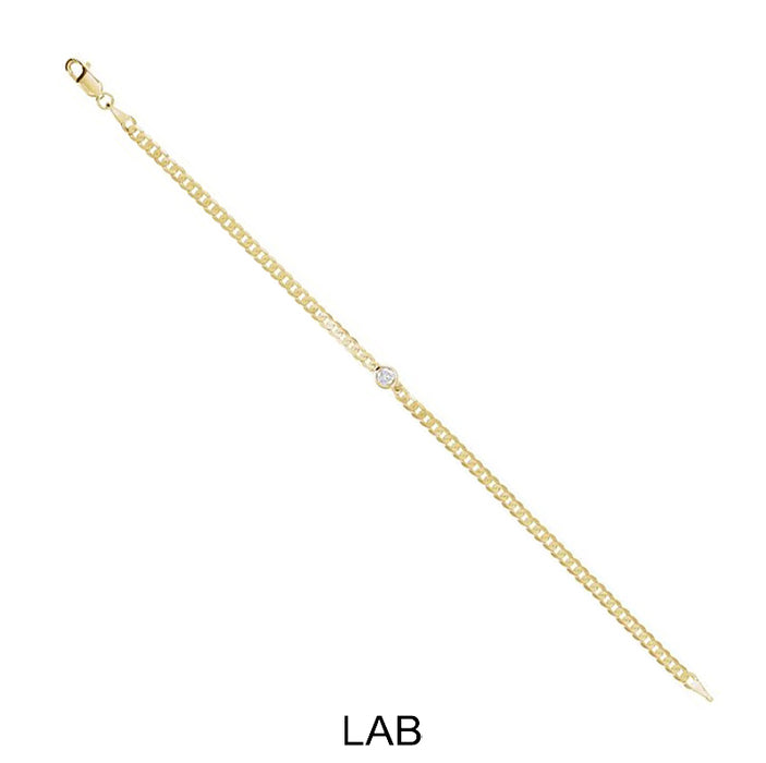 Lab Grown Diamond Link Bracelet