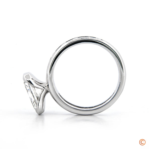 Custom Platinum Half Bezel Design