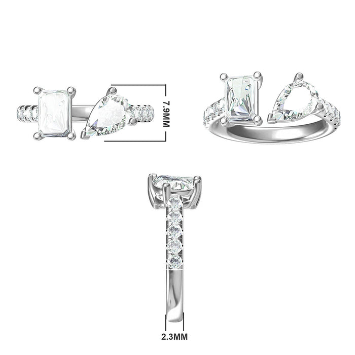 14K White Gold, 14K Rose Gold, 14K Yellow Gold