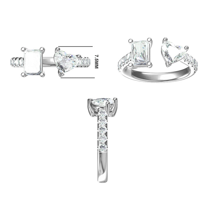 14K White Gold, 14K Rose Gold, 14K Yellow Gold