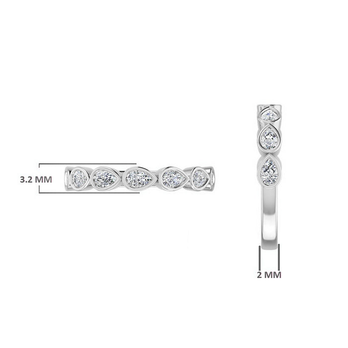 14K White Gold, 14K Rose Gold, 14K Yellow Gold