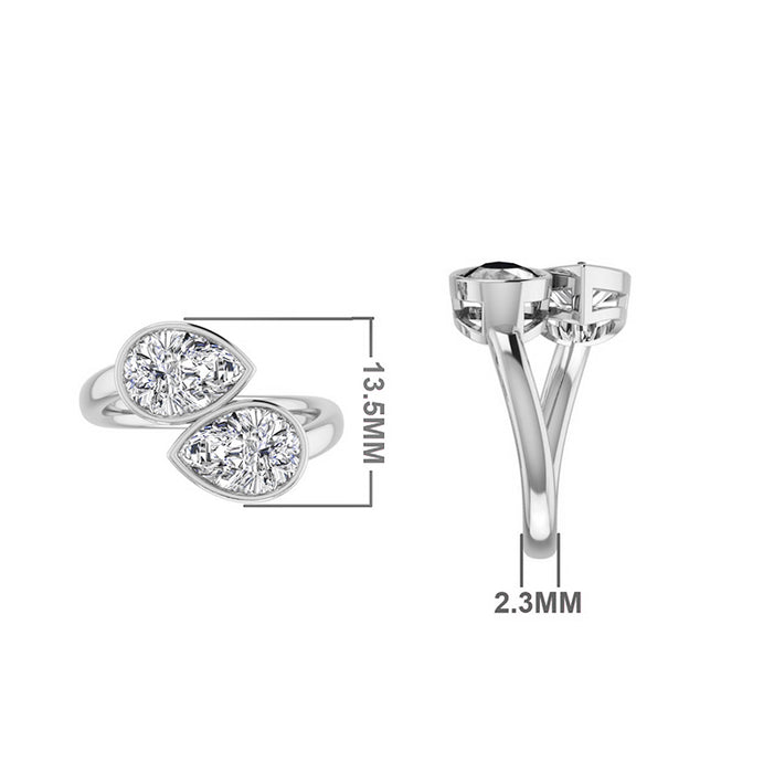 14K White Gold, 14K Rose Gold, 14K Yellow Gold