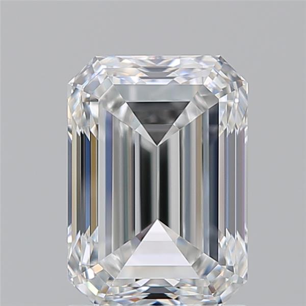 2.010 F VVS2 Virtual Selection Emerald Diamond