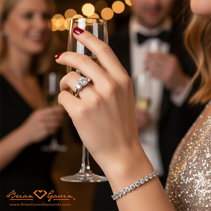 Platinum, 18K White Gold, 18K Rose Gold, 18K Yellow Gold