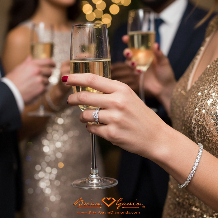 Platinum, 18K White Gold, 18K Rose Gold, 18K Yellow Gold