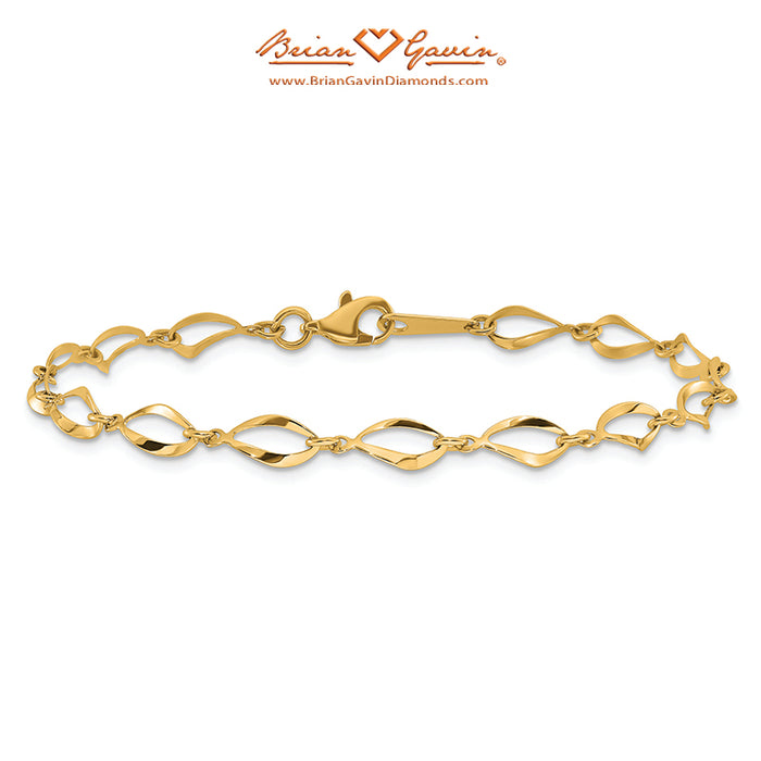 14K Yellow Gold