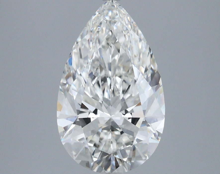 3.06000 F VVS2 BG Select Lab Grown Pear Diamond