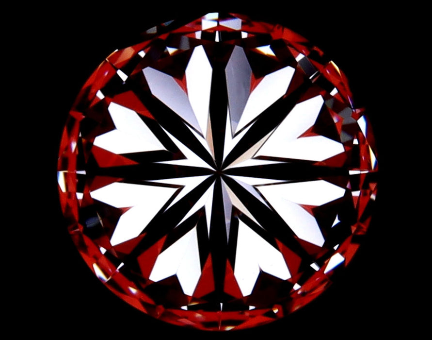 1.17ct Round F IF Natural Diamond hearts image