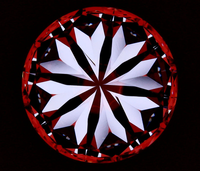 3.01ct Round H VS1 Natural Diamond hearts image