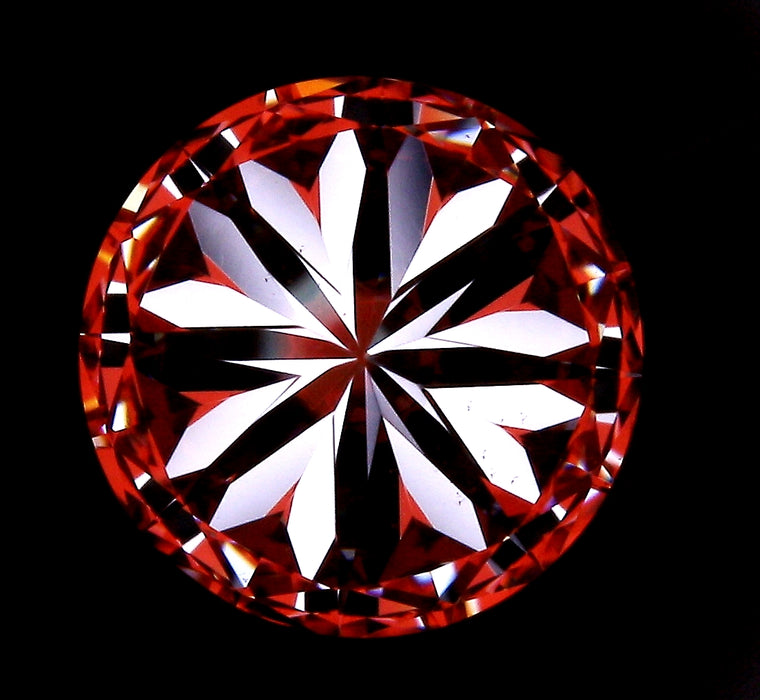 2.20ct Round D VS1 Natural Diamond hearts image