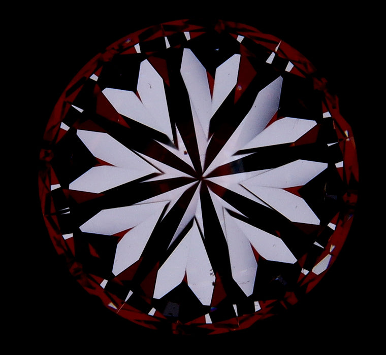 4.02ct Round E SI1 Natural Diamond hearts image