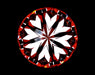 3.53ct Round I VS2 Natural Diamond hearts image