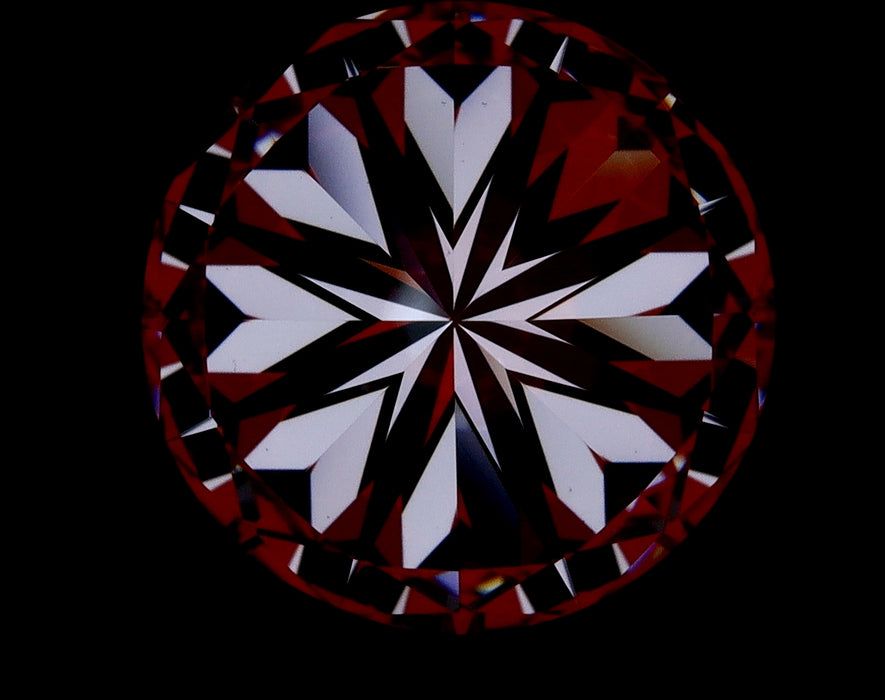 3.80ct Round G VVS2 Natural Diamond hearts image