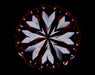 6.57ct Round E VS2 Natural Diamond hearts image