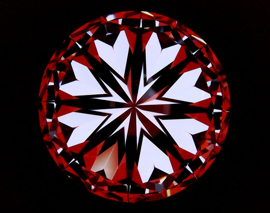 2.70ct Round H VS1 Natural Diamond hearts image