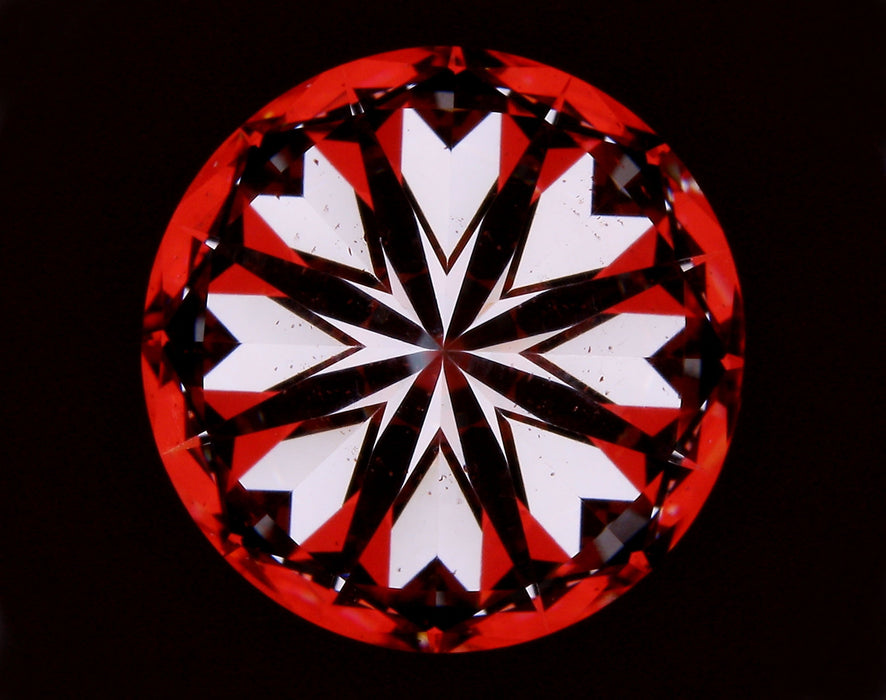 11.74ct Round L SI1 Natural Diamond hearts image