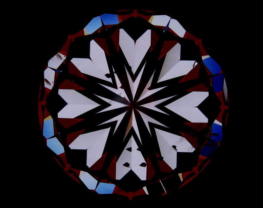 4.11ct Round E SI1 Natural Diamond hearts image