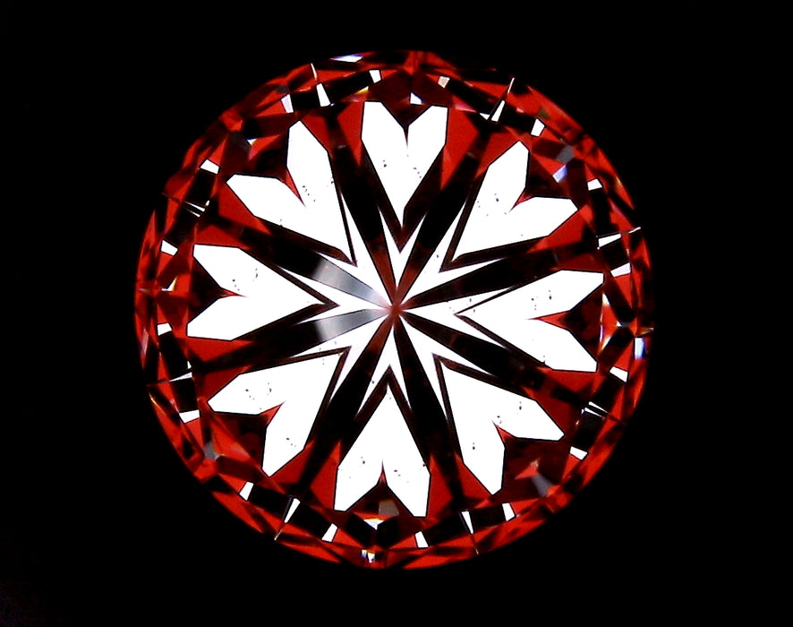 2.15ct Round G VS1 Natural Diamond hearts image