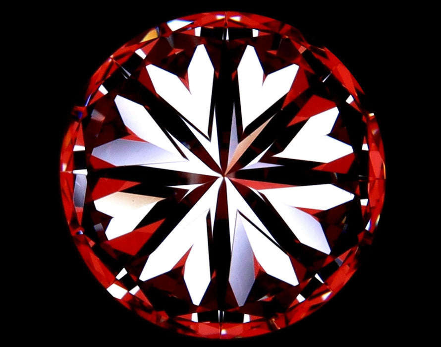 2.40ct Round F VVS2 Natural Diamond hearts image
