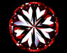 2.40ct Round F VVS2 Natural Diamond hearts image