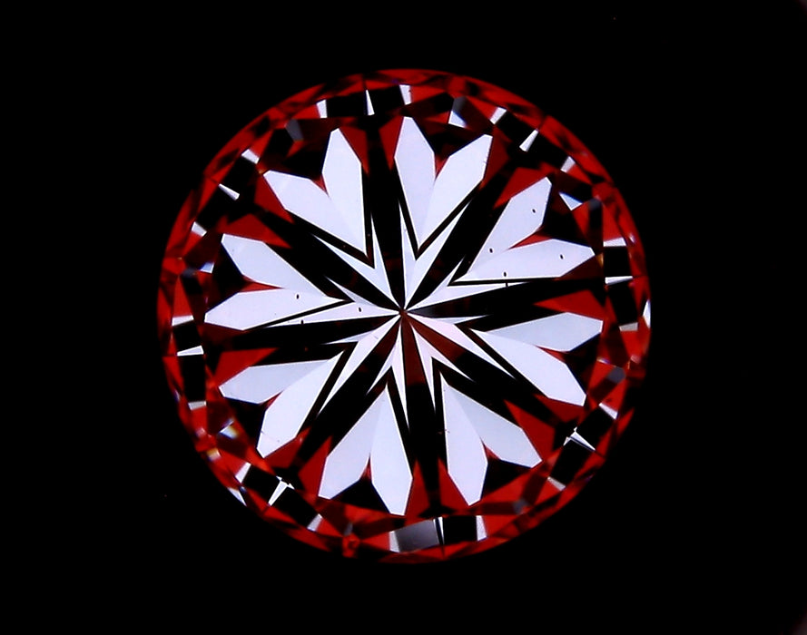 2.55ct Round F VS1 Natural Diamond hearts image