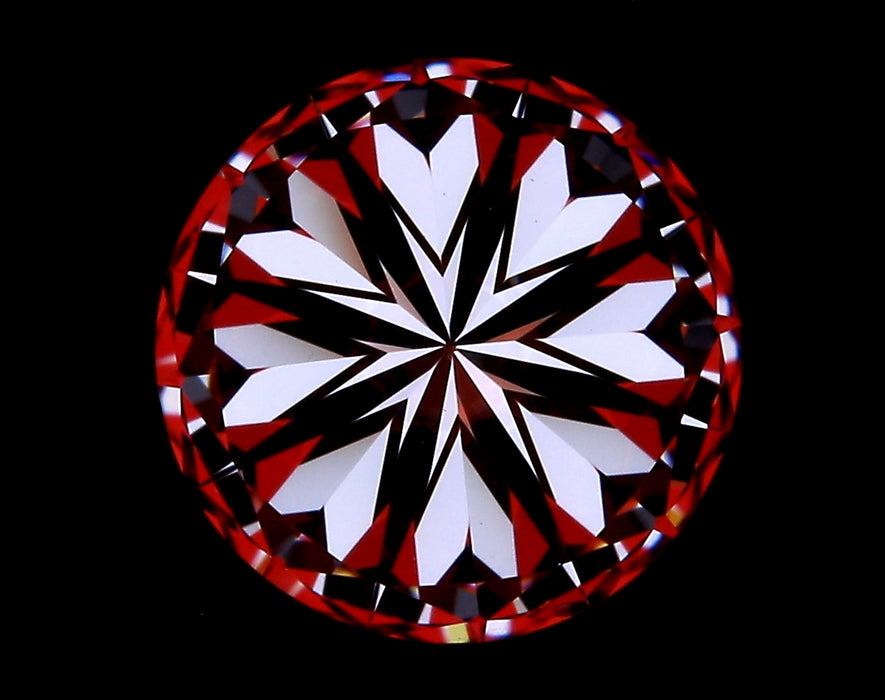 2.80ct Round H VVS2 Natural Diamond hearts image