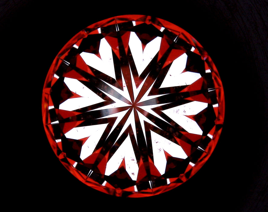 4.05ct Round G SI1 Natural Diamond hearts image