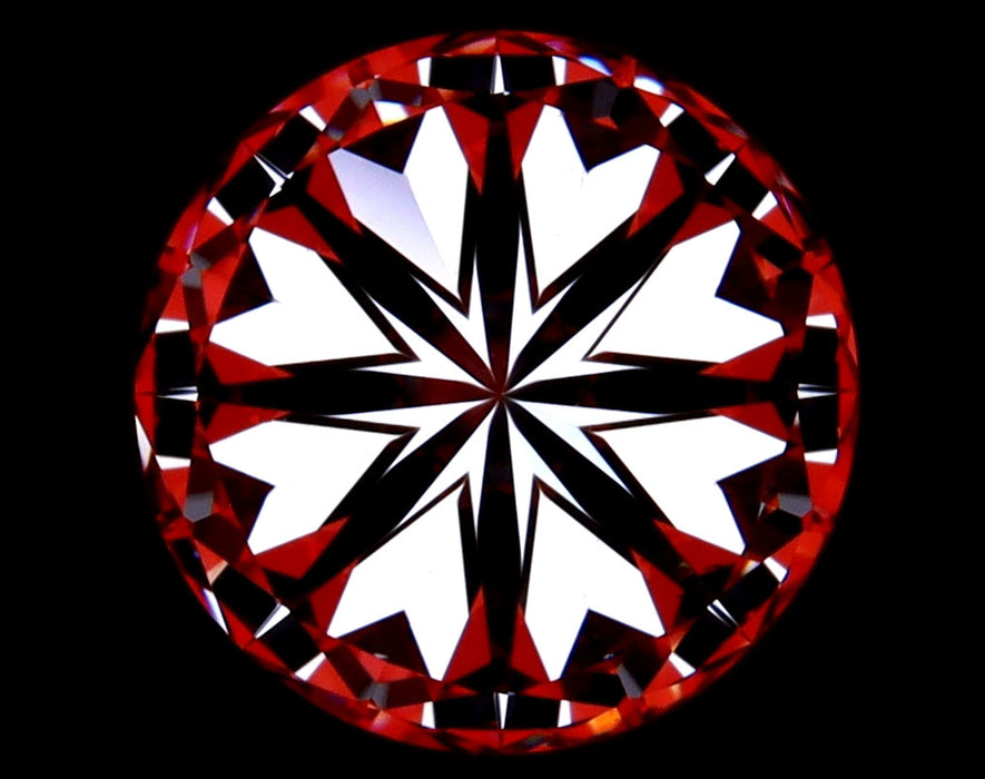 1.46ct Round D VVS2 Natural Diamond hearts image