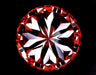 2.73ct Round E VS1 Natural Diamond hearts image