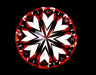 2.06ct Round H VS2 Natural Diamond hearts image