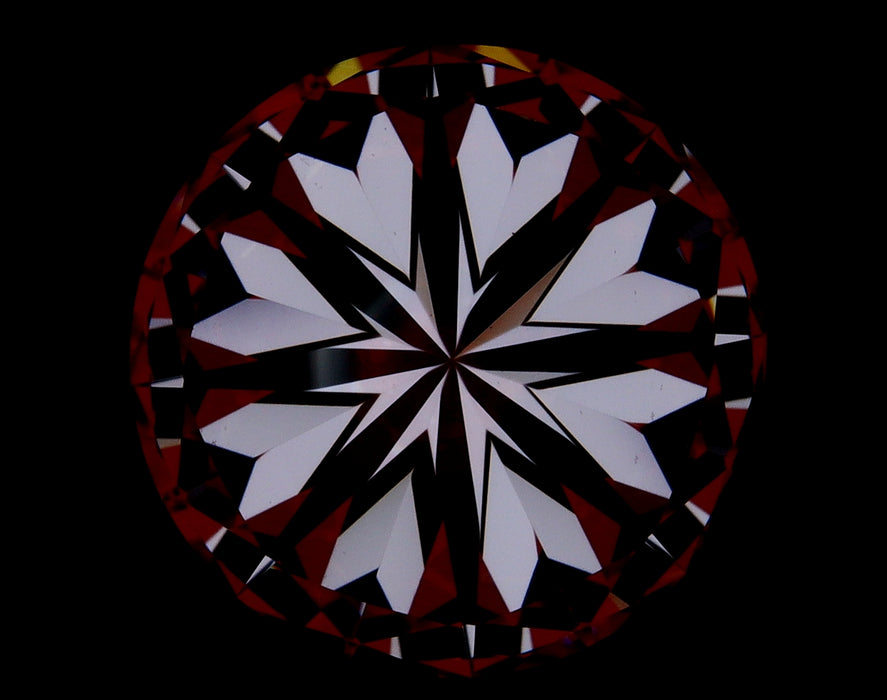 3.01ct Round E VS1 Natural Diamond hearts image