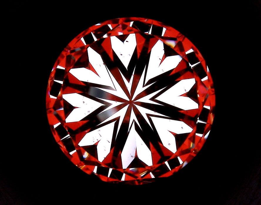 3.04ct Round I SI1 Natural Diamond hearts image