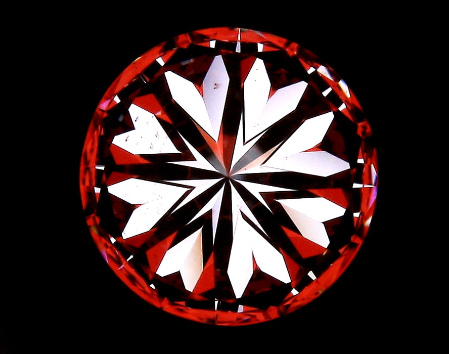 2.02ct Round I SI1 Natural Diamond hearts image