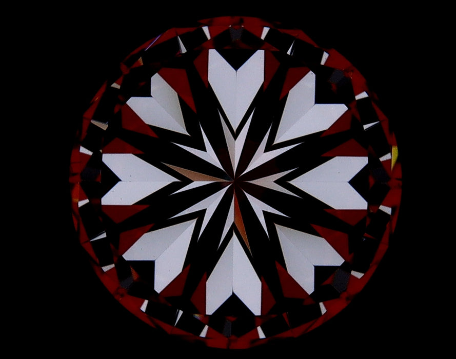 2.50ct Round J VS1 Natural Diamond hearts image