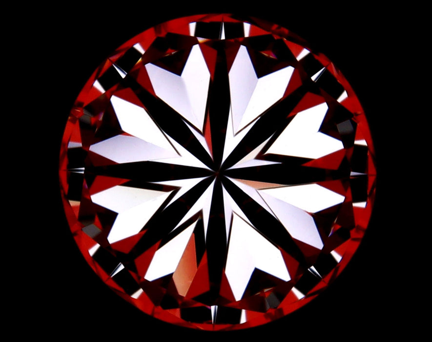 1.18ct Round I VVS2 Natural Diamond hearts image