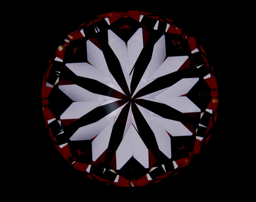 2.80ct Round H VVS1 Natural Diamond hearts image
