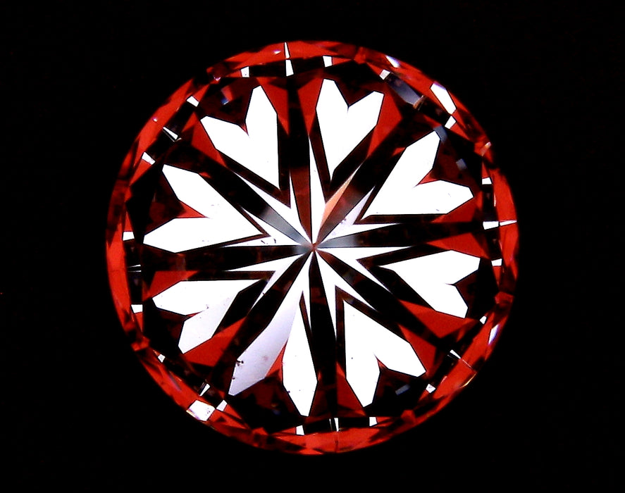 2.80ct Round H SI1 Natural Diamond hearts image