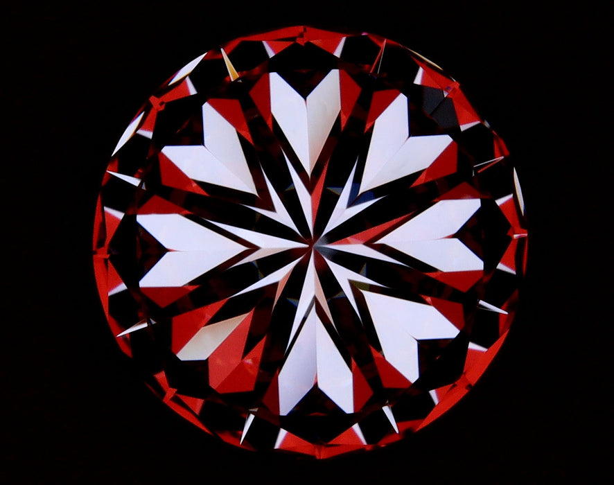 2.52ct Round J VVS1 Natural Diamond hearts image
