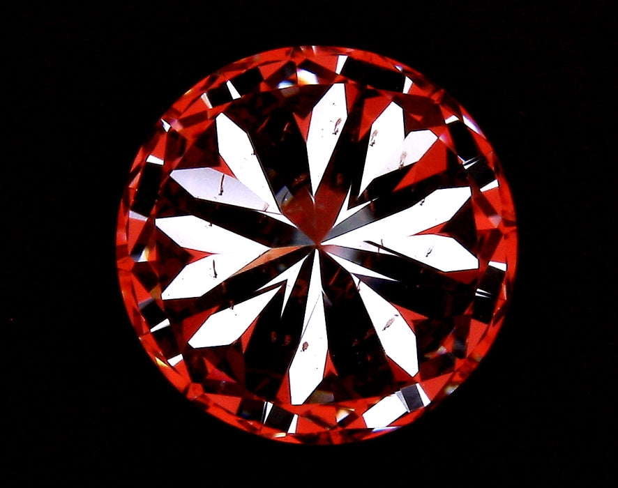 2.02ct Round I SI1 Natural Diamond hearts image