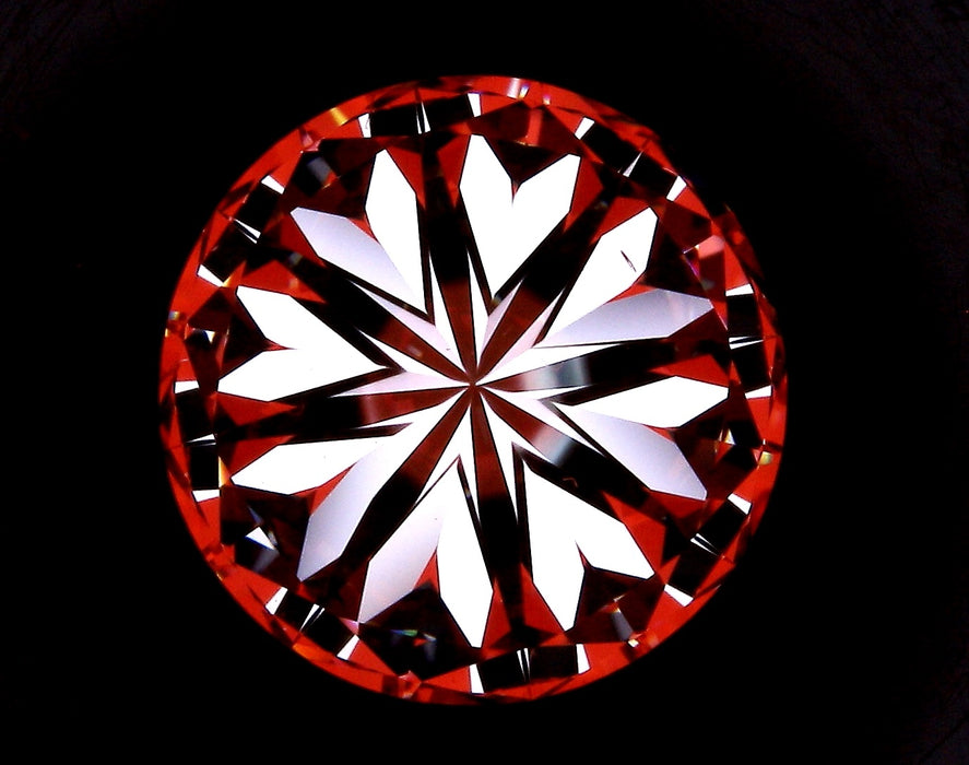 3.52ct Round I SI1 Natural Diamond hearts image