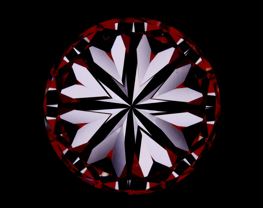 1.94ct Round F IF Natural Diamond hearts image