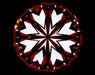6.57ct Round H VS2 Natural Diamond hearts image