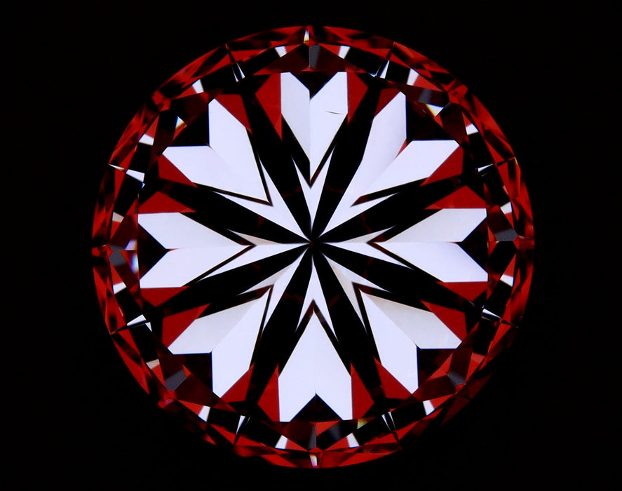 5.53ct Round J SI1 Natural Diamond hearts image