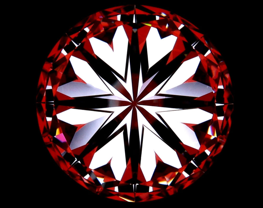 3.01ct Round G VVS2 Natural Diamond hearts image