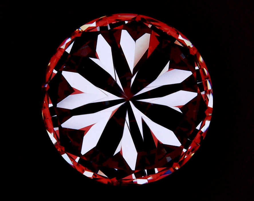 2.13ct Round H VS1 Natural Diamond hearts image